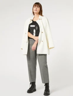 T-shirt in jersey con ricami