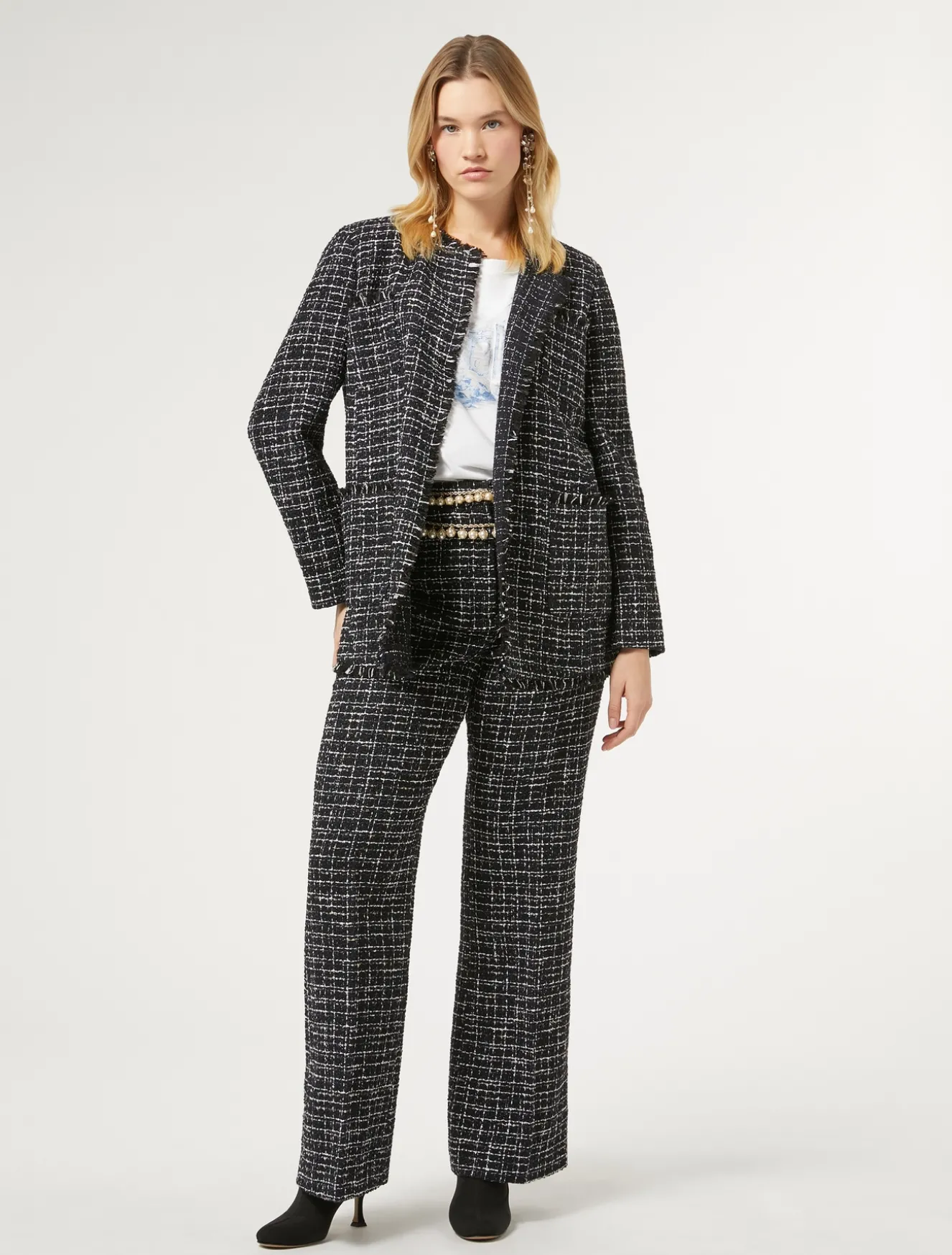 T-shirt in jersey con stampa