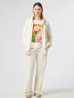 T-shirt in jersey con stampa