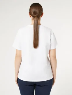 T-shirt in jersey con stampa