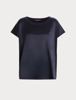 T-shirt in jersey crêpe