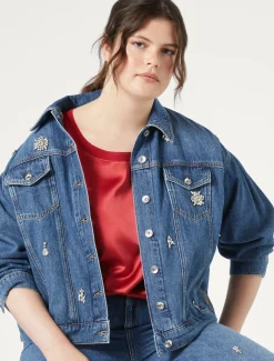 T-shirt in jersey crêpe