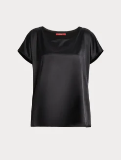 T-shirt in jersey crêpe