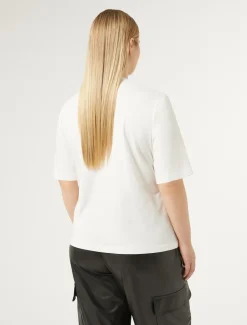 T-shirt in jersey di cotone stretch