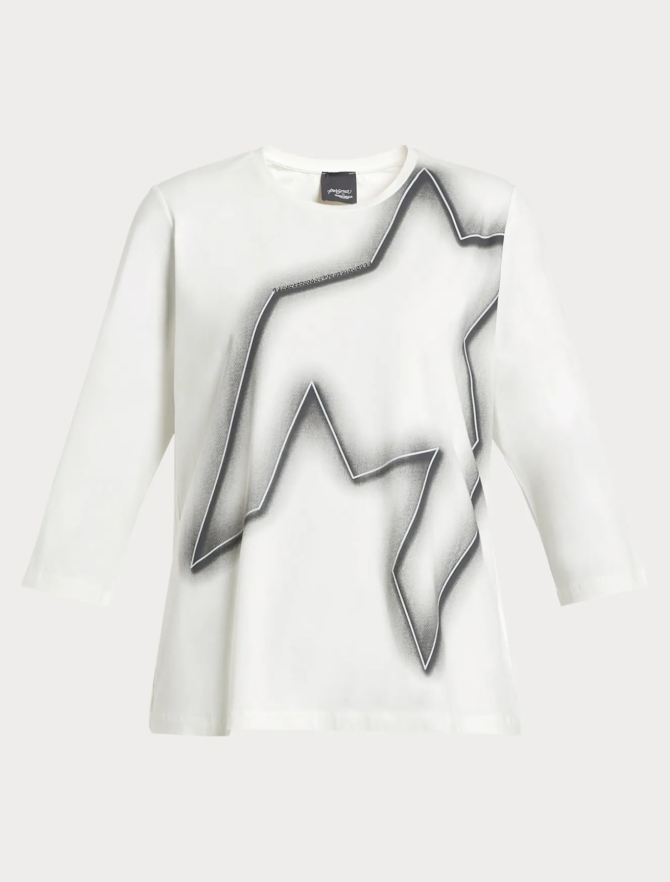 T-shirt in jersey di cotone stretch