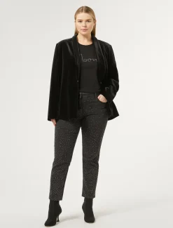 T-shirt in jersey di cotone stretch