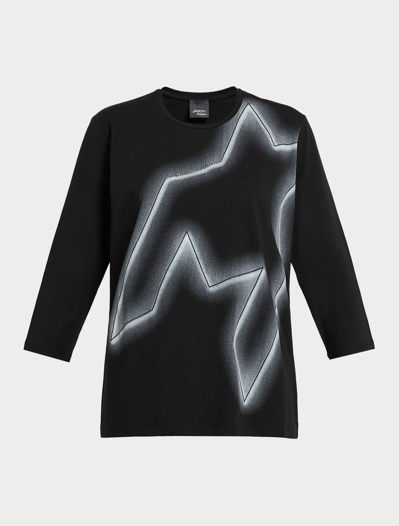 T-shirt in jersey di cotone stretch