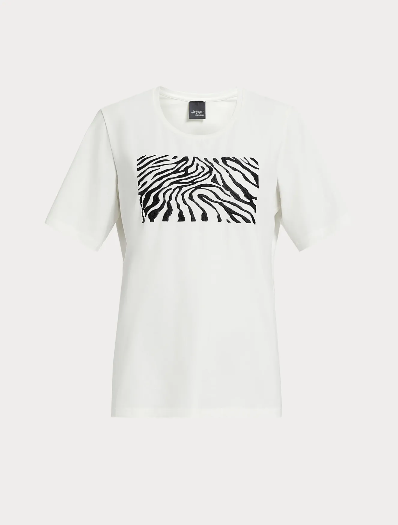 T-shirt in jersey di cotone stretch