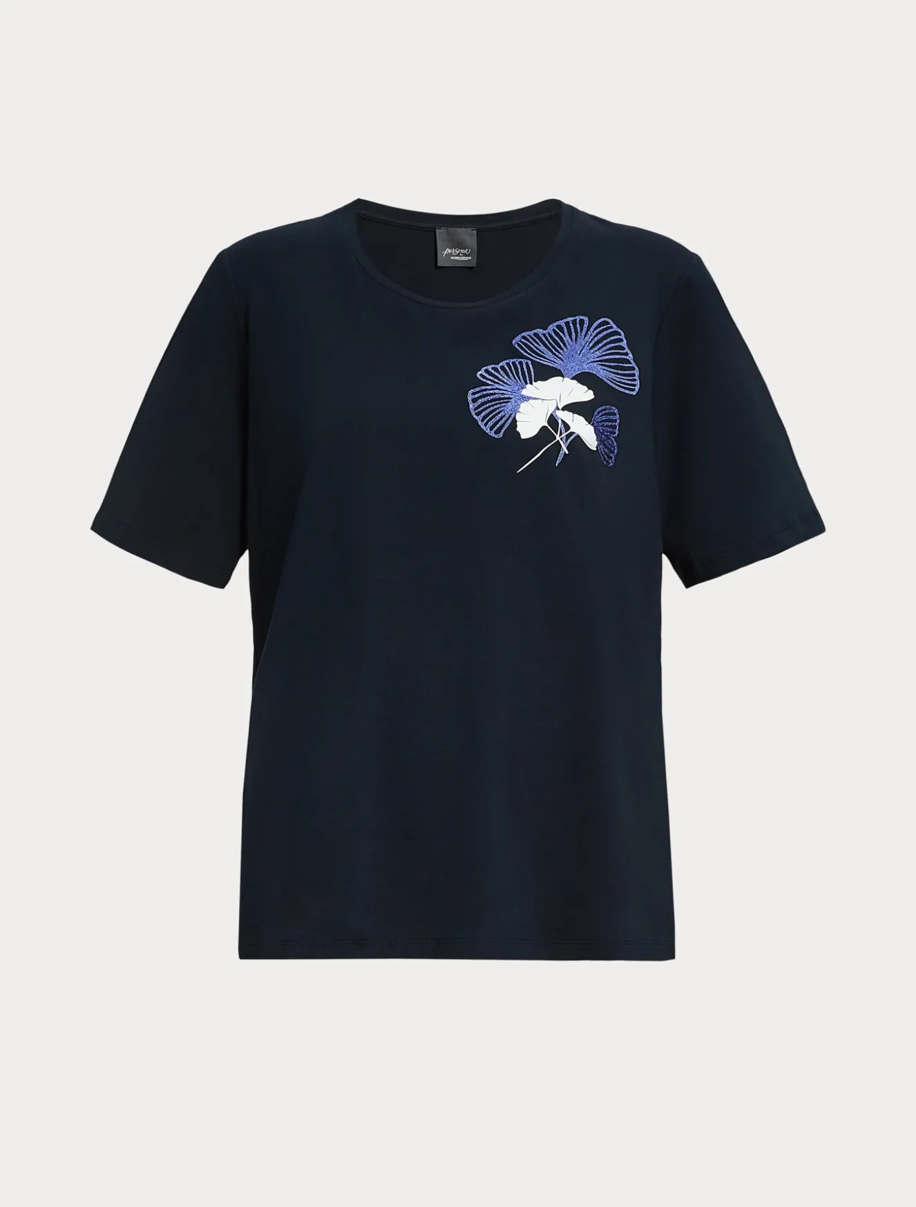 T-shirt in jersey di cotone stretch