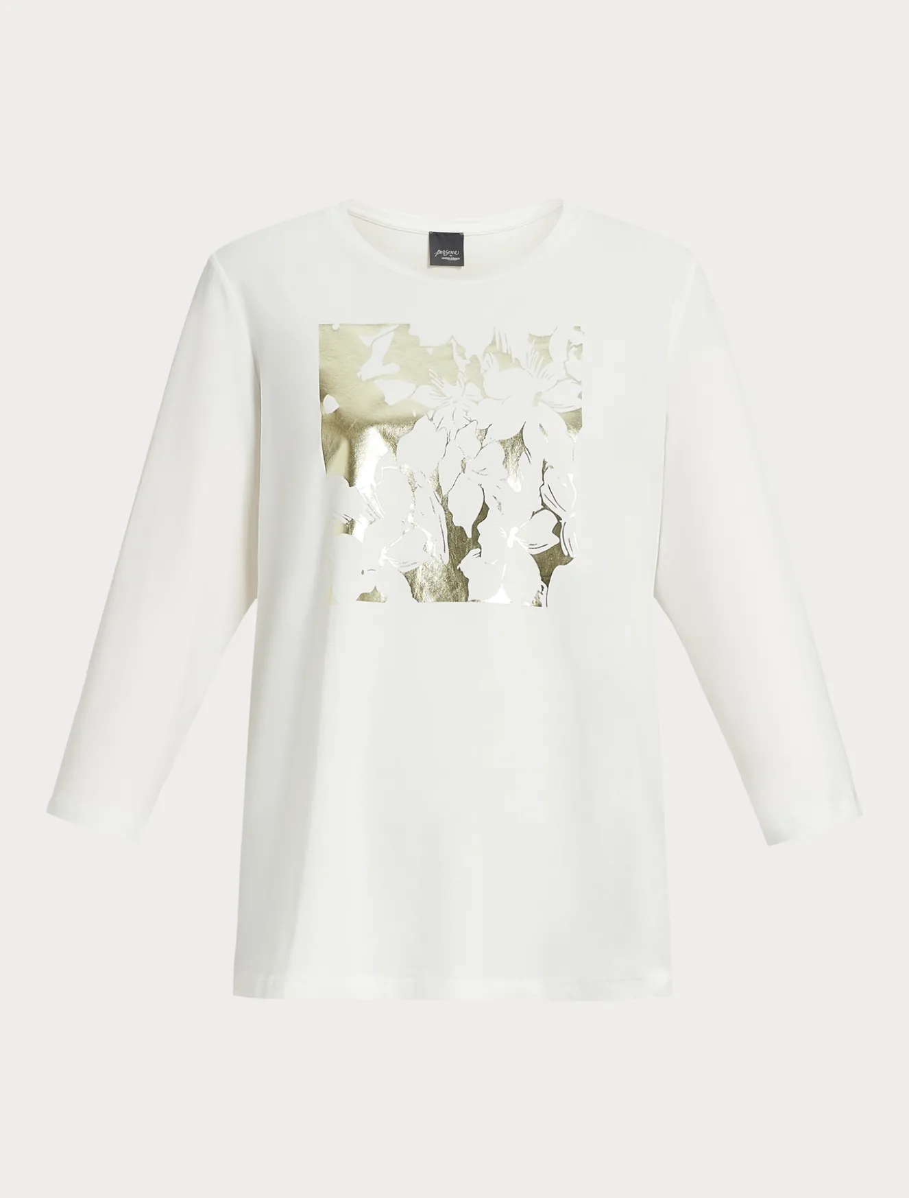 T-shirt in jersey di cotone stretch