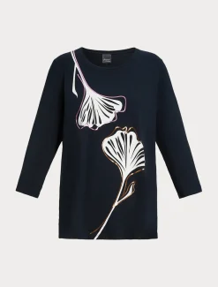 T-shirt in jersey di cotone stretch