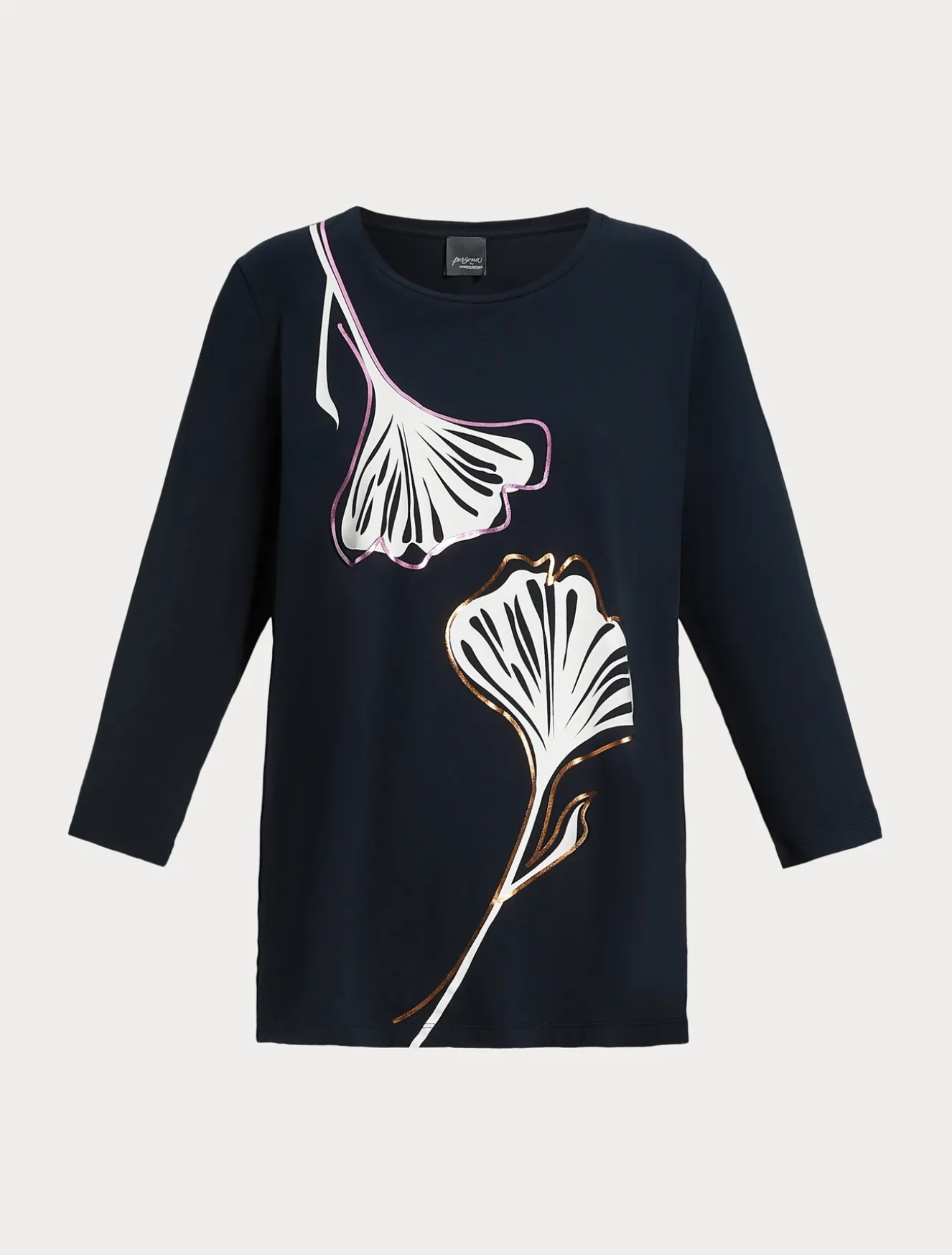 T-shirt in jersey di cotone stretch