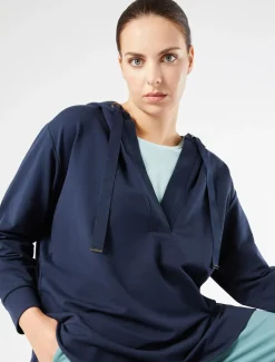 T-shirt in jersey di viscosa stretch