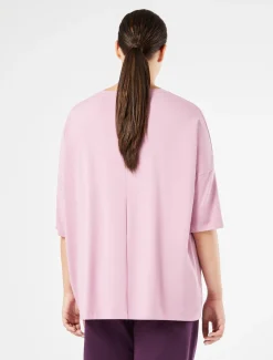 T-shirt in jersey di viscosa stretch