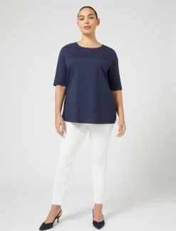 T-shirt in jersey e popeline