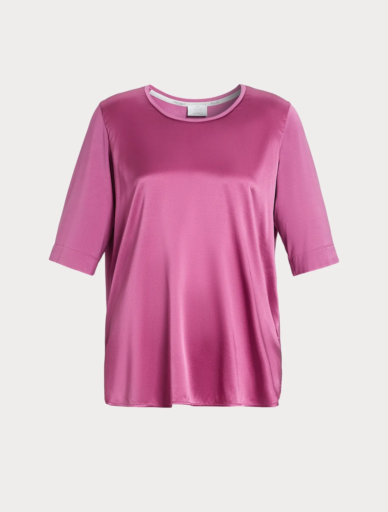 T-shirt in jersey e seta