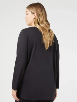 T-shirt in jersey interlock