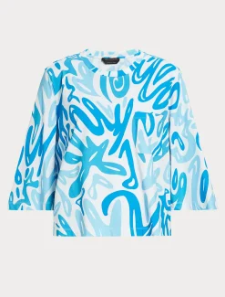 T-shirt in jersey stampato