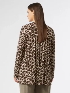 T-shirt in jersey stampato