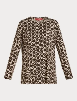 T-shirt in jersey stampato