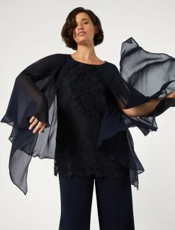 Tunica in macramè laminato